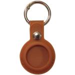 Silicone Key Ring for Airtag - Brown
