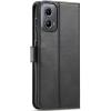 Motorola Moto G24 (2024) Flip Wallet Case - Black 3 Card Slots - Cash Compartment - Magnetic Clip Motorola Moto G24 (2024) Flip Wallet Case - Black 3 Card Slots - Cash Compartment - Magnetic Clip