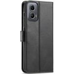 Motorola Moto G24 (2024) Flip Wallet Case - Black 3 Card Slots - Cash Compartment - Magnetic Clip