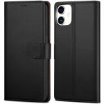 Galaxy A06 4G Flip Wallet Case - Black 3 Card Slots - Cash Compartment - Magnetic Clip