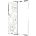 Incase Galazy Z Fold 4 KSNY Hardshell Case - Hollyhock Flower Clear