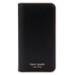 Kate Spade New York iPhone 14 Plus (6.7") Folio Case - Black / Pale Vellum
