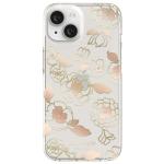 Kate Spade New York iPhone 14 (6.1") Protective Hardshell Case - Gold Floral
