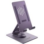 Momax Universal Smartphone/Tablet Stand - Deep Purple, Metallic and Durable Desgin, Rotation Friendly, Foldable for easy transport!