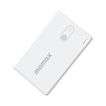 Momax PinCard Apple Find My Bluetooth Ultra Slim Tracker - White, Apple Find My Certified, Compatible with Apple iPhone/iPad/iMac/MacBook, Real-time Tracking, Ultra-long battery life, Privacy Protection with Anti-Stalking Function