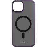 Momax iPhone 14 Pro (6.1") Hybrid Magnetic Case - Purple Metal Ring Camera Protection - MagSafe Compatible - Light & Fit - 360 Degree Protection 4-Side Protection