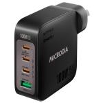 MICRODIA SMARTCUBE NANO 100W 4 PORT GAN WALL CHARGER - BLACK