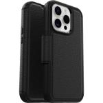 OtterBox iPhone 15 Pro (6.1") Strada Series Folio Wallet MagSafe Case - Black MagSafe - Shockproof - Drop Proof - Premium Leather - 2X Card Slots - 3X Tested to Military Standard