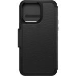 OtterBox iPhone 15 Pro Max (6.7") Strada Series Folio Wallet MagSafe Case - Black MagSafe - Shockproof - Drop Proof - Premium Leather - 2X Card Slots - 3X Tested to Military Standard