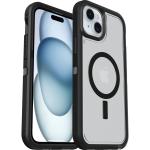 OtterBox iPhone 15 Plus / 14 Plus (6.7") Defender XT Series MagSafe Case - Dark Side (Clear / Black) Shockproof - Drop Proof - Ultra Rugged - Protective Case - 5X Tested to Military Standard - Rubber Edge Improved Grip