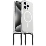 OtterBox iPhone 15 Pro (6.1") React Necklace MagSafe Case - Clear Ultra-Slim - Protective Case with Adjustable & Detachable Necklace Strap - Tested to Military Standard