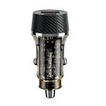 RockRose Explorer G48 Fast Car Charger - 48W Max Output & QC3.0  , USB-C 30W & USB Port 18w