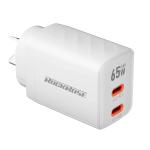 RockRose Casa II G65 - 65W PD ,  Dual USB-C Port 65W USB-C AC Wall Charger