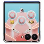 Samsung Galaxy Z Flip7 Flipsuit: Front / Back cover, 1-card - Transparent