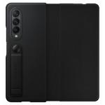 Samsung Galaxy Z Fold3 5G Leather Flip Cover - Black