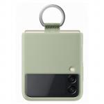 Samsung Galaxy Z Flip3 5G Silicone Cover with Ring - Olive Green