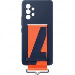 Samsung Galaxy A53 5G (2022) Silicone Cover with Strap - Navy