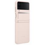 Samsung Galaxy Z Flip4 5G Flap Leather Cover - Peach