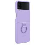Samsung Galaxy Z Flip4 5G Silicone Cover with Ring - Lavender