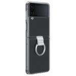 Samsung Galaxy Z Flip4 5G Clear Cover with Ring - Transparent