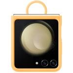 Samsung Galaxy Z Flip5 5G Silicone Cover with Ring - Apricot
