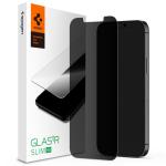 Spigen iPhone 12 / 12 Pro (6.1") Premium Privacy Tempered Glass Screen Protector Anti-Spy - Delicate Touch - Perfect Grip - Case Friendly with Spigen Phone Case
