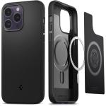 Spigen iPhone 14 Pro (6.1") Mag Armor MagFit Case - Black MagSafe Compatible - Certified Military-Grade Protection - Durable Back Panel + TPU Bumper