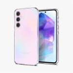 Spigen Galaxy A55 5G (2024) Liquid Crystal Case - Crystal Clear ULTRA-THIN - Premium TPU Super Lightweight - Exact Fit - Absolutely NO Bulkiness - Soft Case