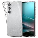 Spigen Galaxy S26 5G (2026) Liquid Crystal Glitter Case - Crystal Quartz - Glitter clear design - Slim flexible case - Stylish daily protection