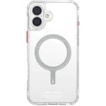 skinarma iPhone 16 (6.1") Saido Mag-Charge Case - Clear Apple MagSafe Compatible - Raised 360 Screen Edges & Camera Lens Guard - Includes Interchangeable Corner Bumper Lanyard Loops