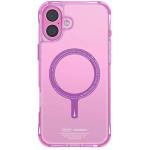 skinarma iPhone 16 (6.1") Saido Mag-Charge Case - Pink Apple MagSafe Compatible - Raised 360 Screen Edges & Camera Lens Guard - Includes Interchangeable Corner Bumper Lanyard Loops