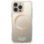 skinarma iPhone 16 Pro (6.3") Saido Mag-Charge Case - Champagne Apple MagSafe Compatible - Raised 360 Screen Edges & Camera Lens Guard - Includes Interchangeable Corner Bumper Lanyard Loops