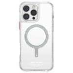 skinarma iPhone 16 Pro Max (6.9") Saido Mag-Charge Case - Clear Apple MagSafe Compatible - Raised 360 Screen Edges & Camera Lens Guard - Includes Interchangeable Corner Bumper Lanyard Loops