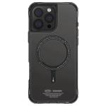 skinarma iPhone 16 Pro Max (6.9") Saido Mag-Charge Case - Black Apple MagSafe Compatible - Raised 360 Screen Edges & Camera Lens Guard - Includes Interchangeable Corner Bumper Lanyard Loops