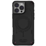 skinarma iPhone 16 Pro Max (6.9") Mecha Case - Black Apple MagSafe Compatible - Detachable Camera Lens Guard - Inner Air Pockets for Shock Absorption - Aluminium power and Action Buttons