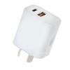 Sansai HW-311B 20W USB A+C Charger White SAA Approved With USB-A(QC3.0) & USB-C (PD3.0) outlets up to 20W for quick charging. Sansai HW-311B 20W USB A+C Charger White SAA Approved With USB-A(QC3.0) & USB-C (PD3.0) outlets up to 20W for quick charging.