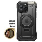 SUPCASE iPhone 16 Pro Max UB Grip Magsafe Rugged Case - Black with Canera Control Button