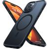 Torras iPhone 15 (6.1") Guardian Magnetic Case - Black MagSafe Compatible - Translucent Slim Torras iPhone 15 (6.1") Guardian Magnetic Case - Black MagSafe Compatible - Translucent Slim
