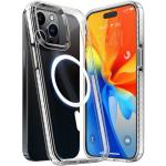 Torras iPhone 15 (6.1") Diamond-Mag Case - Clear MagSafe Compatible - Diamond Clear