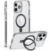 Torras iPhone 15 Pro (6.1") Ostand Hue Case - Black MagSafe Compatible - 360 Airbag Design Torras iPhone 15 Pro (6.1") Ostand Hue Case - Black MagSafe Compatible - 360 Airbag Design