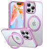 Torras iPhone 16 Pro (6.3") Ostand Pro Case - Pink MagSafe Compatible - 360 Spin Torras iPhone 16 Pro (6.3") Ostand Pro Case - Pink MagSafe Compatible - 360 Spin