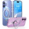 Torras iPhone 16 (6.1") Ostand Case - Clear MagSafe Compatible - Horizontal / Vertical & Felexible Ostand Torras iPhone 16 (6.1") Ostand Case - Clear MagSafe Compatible - Horizontal / Vertical & Felexible Ostand