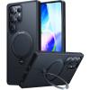 Torras Galaxy S25 Ultra 5G Ostand Spin Case - Black All in One: Magnetic / Stand / Ring Holder - 360 Spin Torras Galaxy S25 Ultra 5G Ostand Spin Case - Black All in One: Magnetic / Stand / Ring Holder - 360 Spin