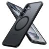 Torras Galaxy S25 5G Guardian Magnetic Case - Black MagSafe Compatible - Translucent Slim Torras Galaxy S25 5G Guardian Magnetic Case - Black MagSafe Compatible - Translucent Slim