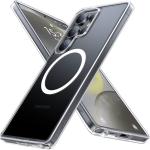 Torras Galaxy S25 Ultra 5G Diamond-Mag Case - Clear MagSafe Compatible - Diamond Clear