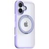 Torras iPhone 16 Plus (6.7") Ostand R Fusion Spin Case - Light Purple All in One: Magnetic / Stand / Ring Holder - 360 Spin Torras iPhone 16 Plus (6.7") Ostand R Fusion Spin Case - Light Purple All in One: Magnetic / Stand / Ring Holder - 360 Spin