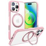 Torras iPhone 16 Pro (6.3") Ostand R Fusion Spin Case - Pink All in One: Magnetic / Stand / Ring Holder - 360 Spin