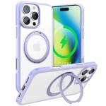 Torras iPhone 16 Pro (6.3") Ostand R Fusion Spin Case - Light Purple All in One: Magnetic / Stand / Ring Holder - 360 Spin