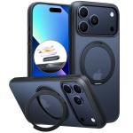 Torras iPhone 17 Pro (6.3") 2025 Ostand Pro Case - Black , Full Camera Control Button Coverage, MagSafe Compatible, Military Grade Drop Protection, MagSafe Compatible, 360 Spin Kickstand