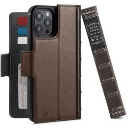Twelve South BookBook for iPhone 13 Pro Max MagSafe (Brown)